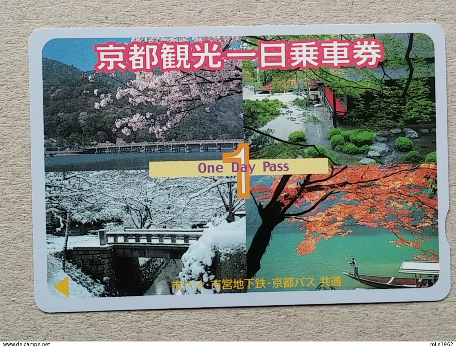 T-555- JAPAN, Japon, Nipon, Carte Prepayee, Prepaid Card,  - Andere & Zonder Classificatie