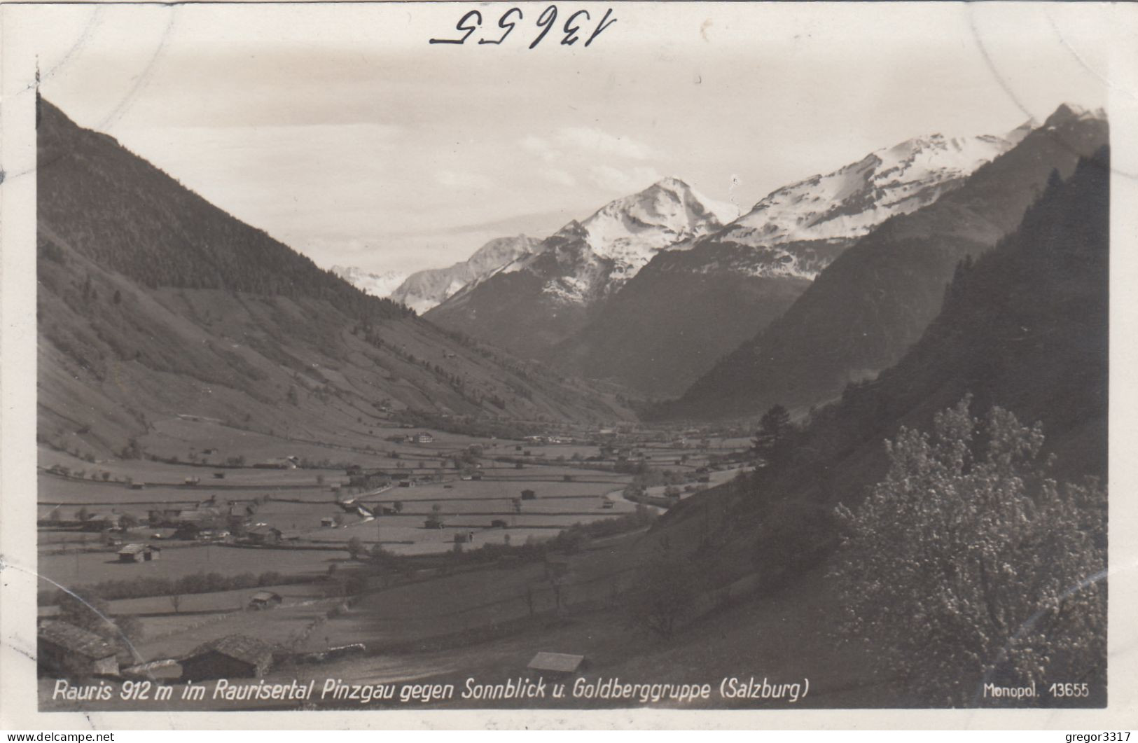 E2843) RAURIS Im Raurisertal Pinzgau Gegen Sonnblick U. Goldberggruppe - Salzburg - Alte FOTO AK - Rauris