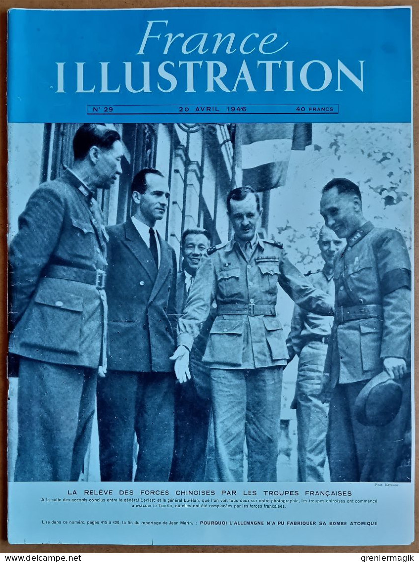 France Illustration N°29 20/04/1946 Lyon/Pourquoi...Allemagne Bombe Atomique (Rjukan)/Ile Du Diable/ONU/Blum Aux USA - Testi Generali