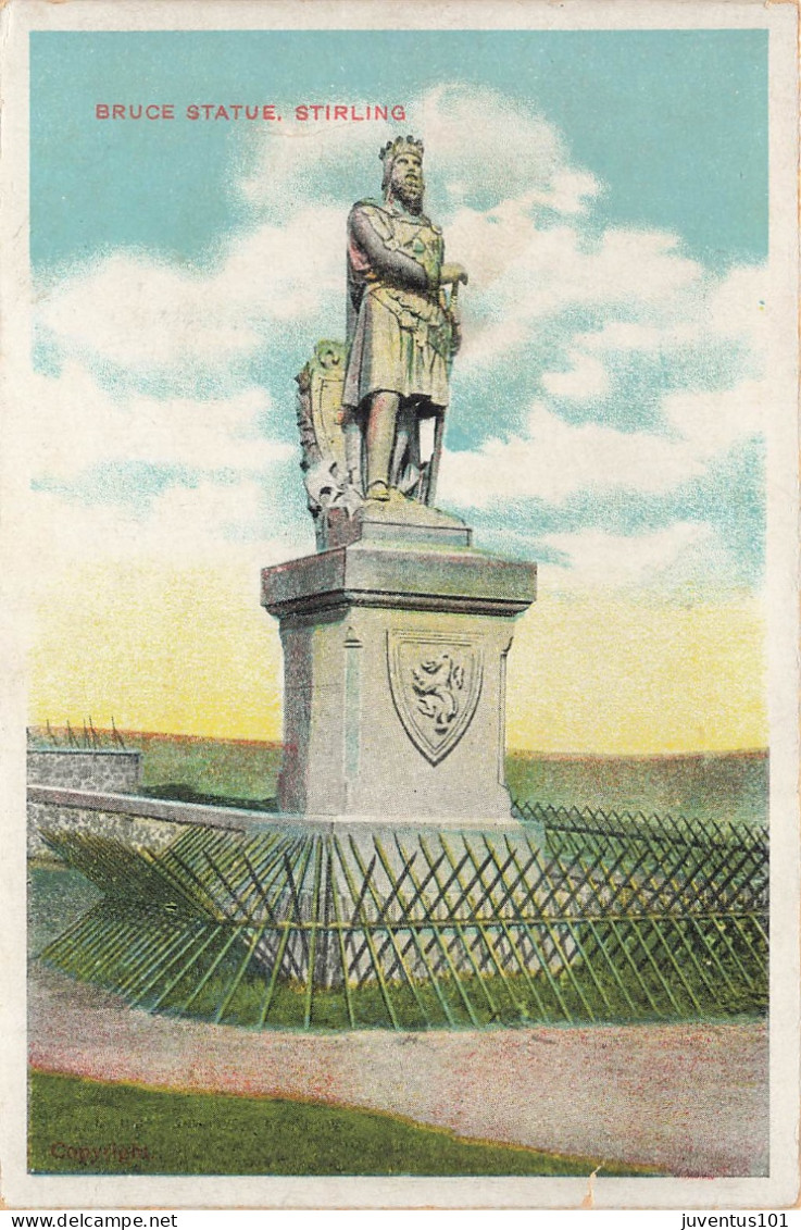 CPA Bruce Statue,Stirling-En L'état        L2584 - Stirlingshire