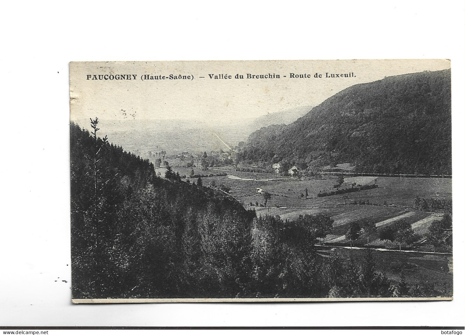 CPA  DPT 70 FAUCOGNEY , VALLEE DE BREUCHIN ROUTE DE LUXEUIL En 1930! - Faucogney