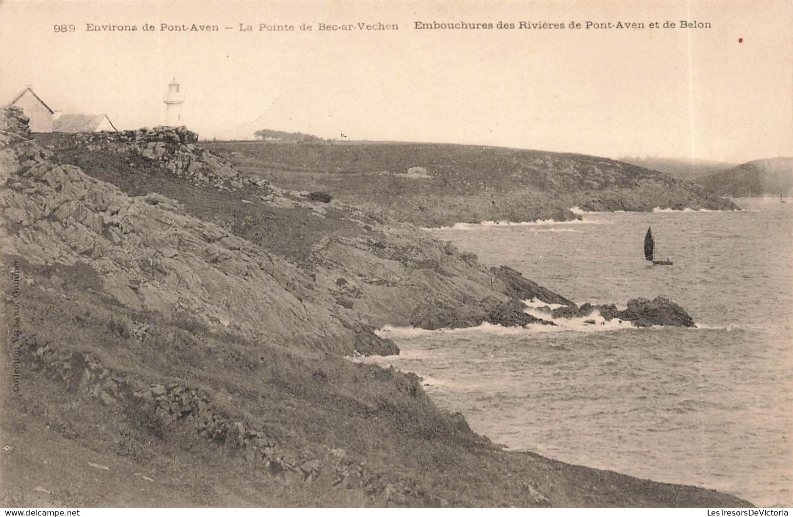 FRANCE - Environs De Pont Aven - La Pointe De Bec Ar Vechen - Embouchures Des Rivières - Carte Postale Ancienne - Pont Aven