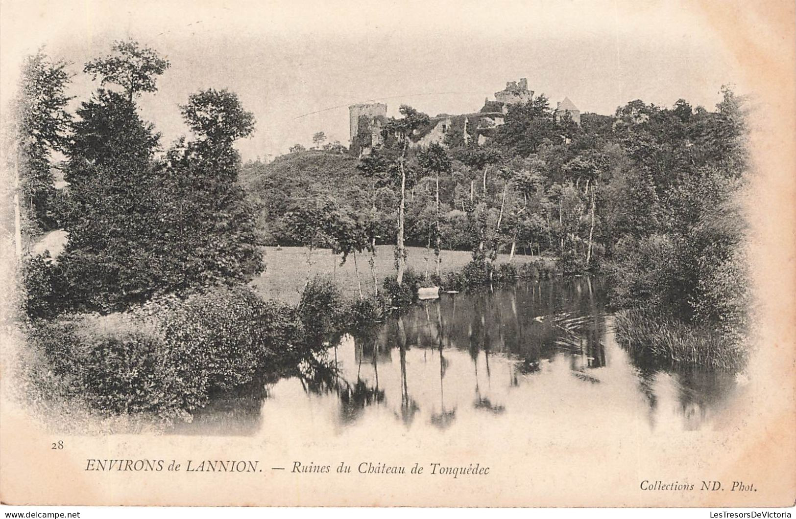 FRANCE - Environs De Lannion - Ruines Du Château De Tonquédec - Carte Postale Ancienne - Lannion