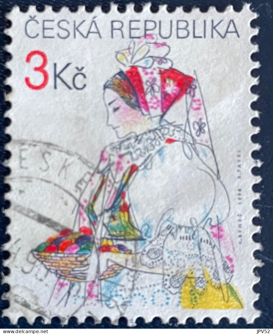 Ceska Republika - Tsjechië - C4/6 - 1996 - (°)used - Michel 104 - Pasen - Used Stamps