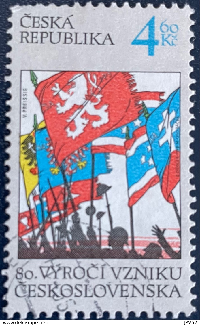 Ceska Republika - Tsjechië - C4/6 - 1998 - (°)used - Michel 194 - Oprichting Tsjechoslowakije - Used Stamps