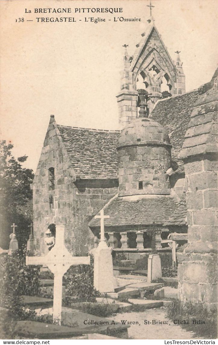 FRANCE - Trégastel - L'église - L'Ossuaire - Carte Postale Ancienne - Trégastel