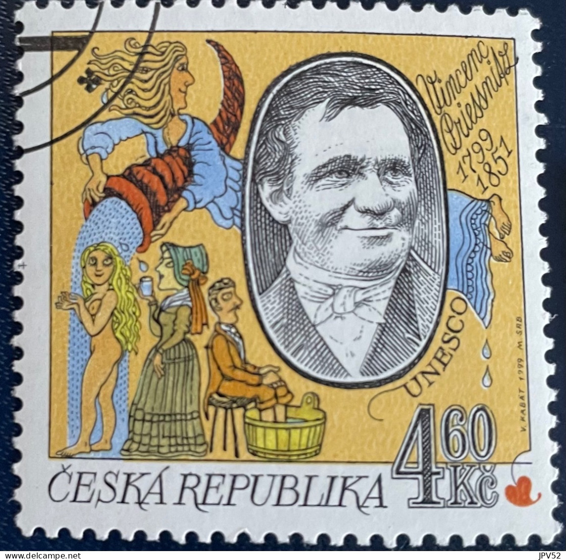 Ceska Republika - Tsjechië - C4/6 - 1999 - (°)used - Michel 227 - Vinzenz Priessnitz - Gebruikt