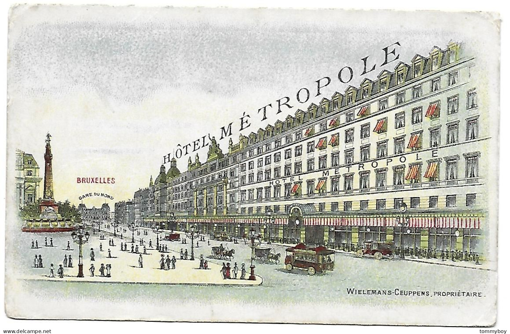 CPA Bruxelles, Hôtel Métropole - Cafés, Hôtels, Restaurants