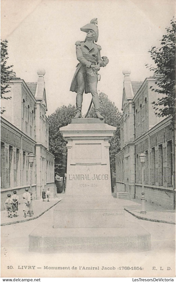 FRANCE - Livry - Monument De L'Amiral Jacob - Carte Postale Ancienne - Livry Gargan
