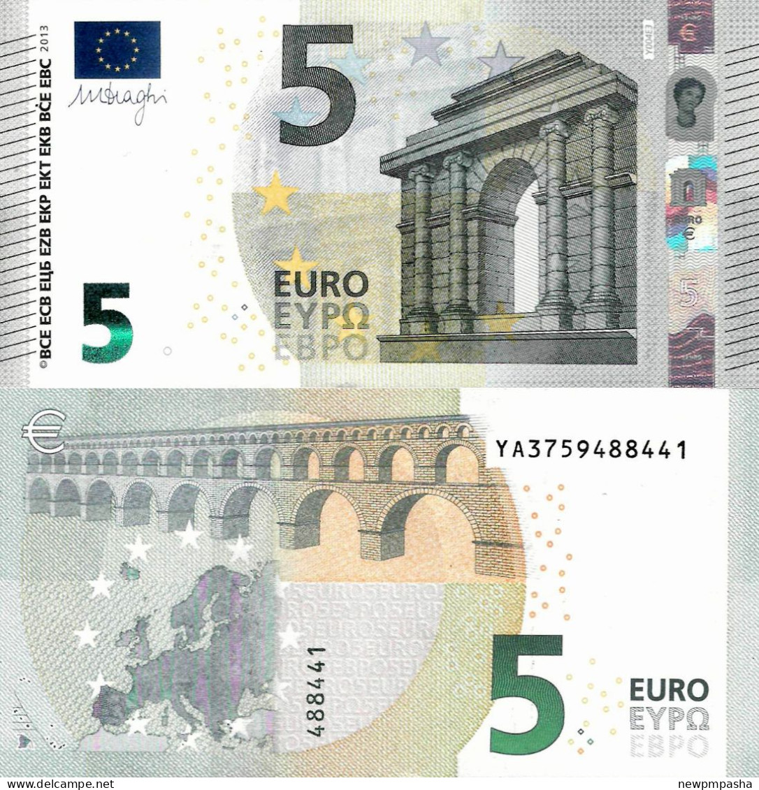 10 EUROS - SIGNATURE DRAGHI - PICK 21 U - FRANCE - Banknotes - Euros