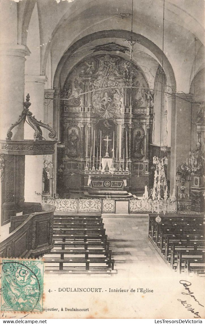 FRANCE - Doulaincourt - Intérieur De L'église - Carte Postale Ancienne - Doulaincourt