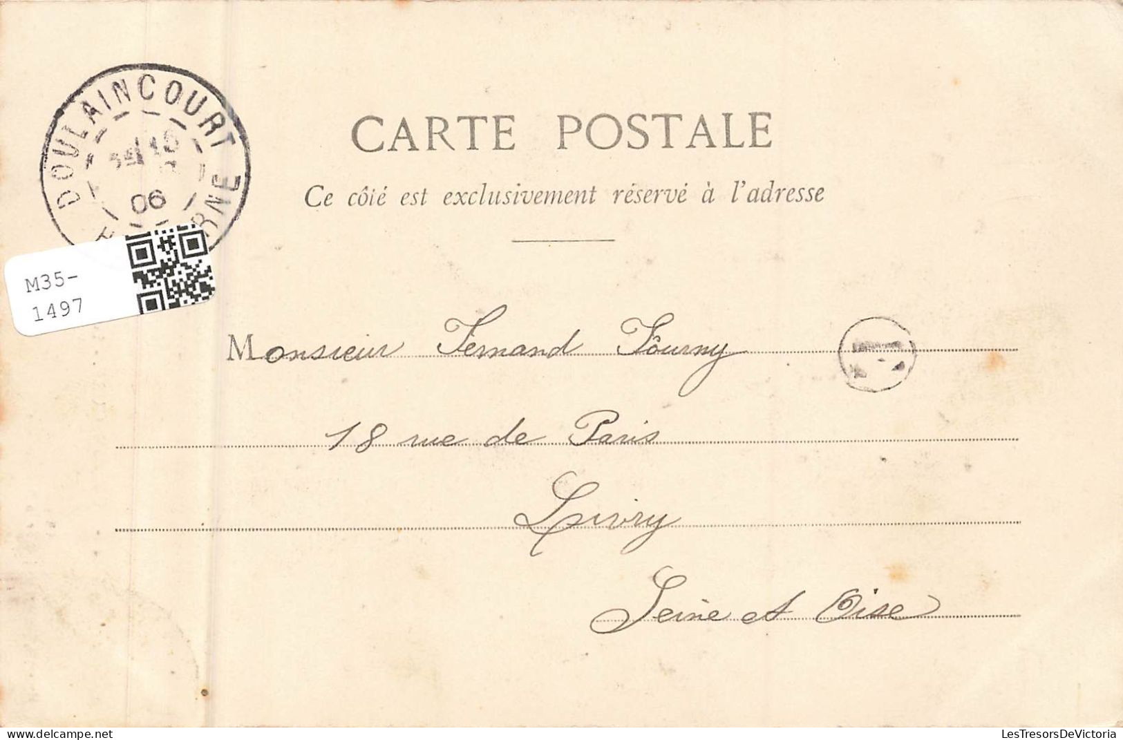 FRANCE - Doulaincourt - Intérieur De L'église - Carte Postale Ancienne - Doulaincourt