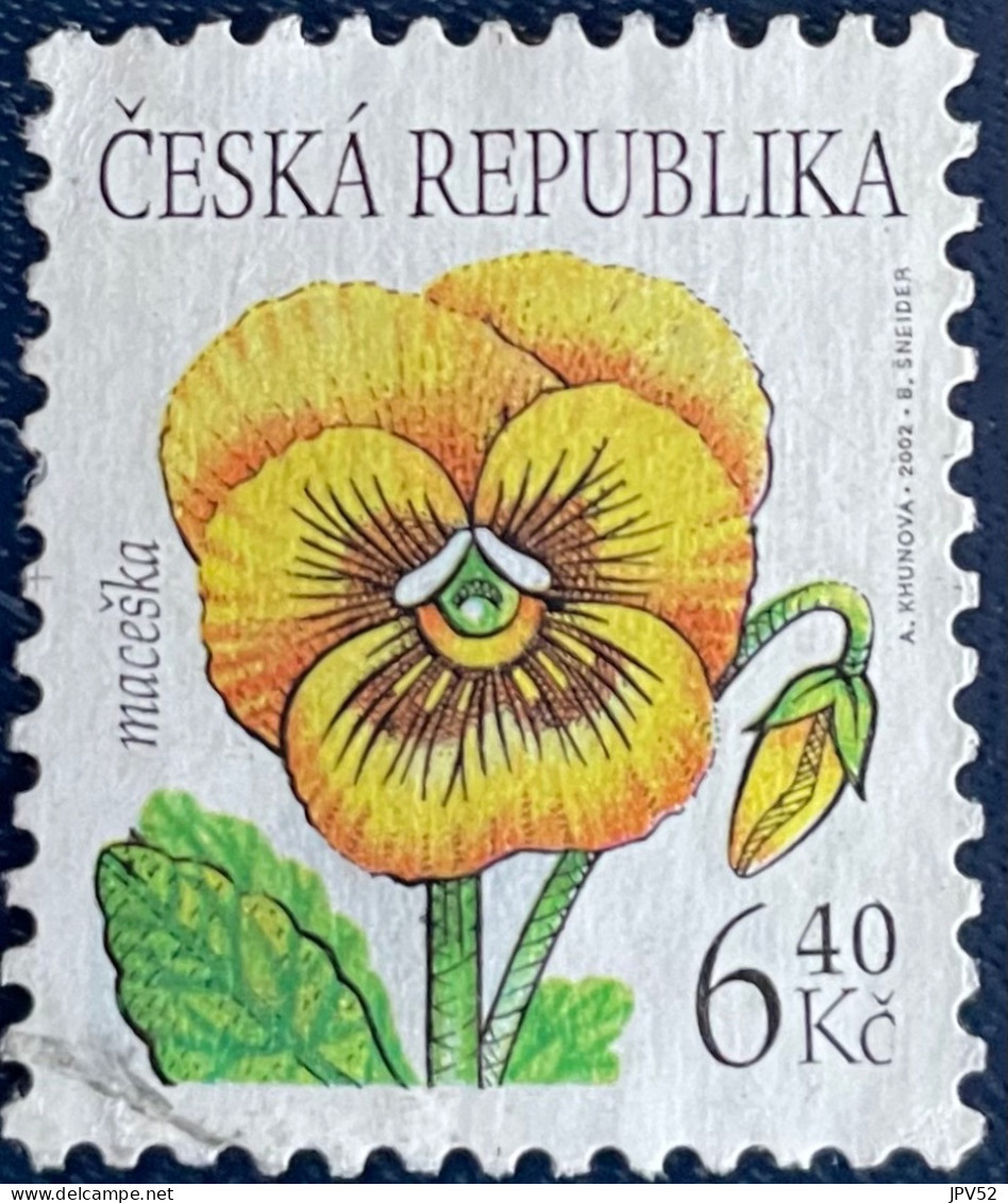 Ceska Republika - Tsjechië - C4/6 - 2002 - (°)used - Michel 330 - Bloemen - Gebruikt