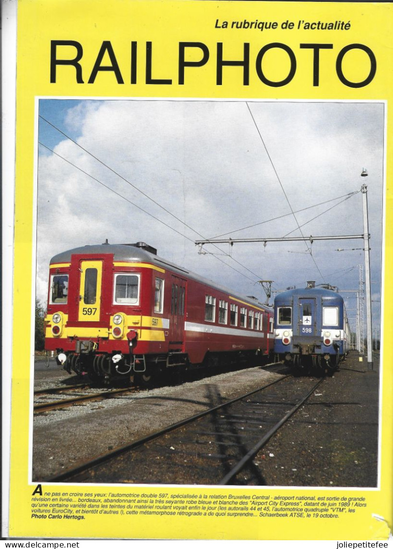 1991-56.  JOURNAL DU CHEMIN DE FER. Couverture: La Locomotive Electrique 1501 Et La Dernière Loco Diesel Série 2200. - Trains