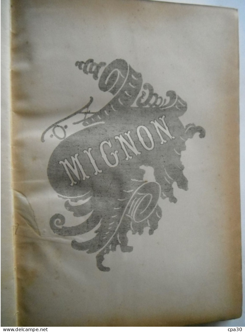 LIVRE AMBROISE THOMAS.THEATRE IMPERIAL DE L'OPERA COMIQUE.EDITION AU MENESTREL HEUGEL PARIS 2bis RUE DE VIVIENNE - Autores Franceses