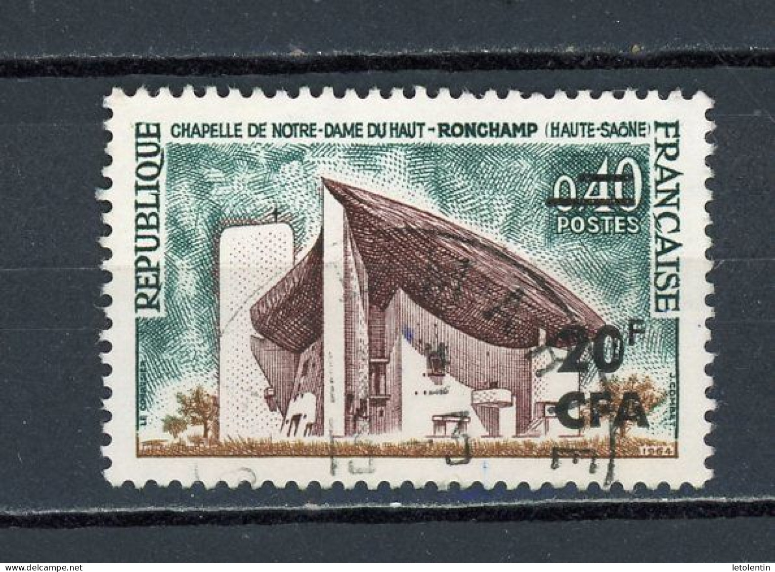 FRANCE SURCHARGÉ CFA -  RONCHAMP - N° Yvert 374 Obli. - Used Stamps