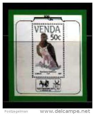 VENDA, 1989, MNH Stamp(s), Vulnerable Birds  Nr(s)  191-194ms Block 5, Scan F5692 - Venda