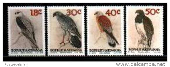 BOPHUTHATSWANA, 1989, MNH Stamp(s), Birds Of Prey, Nr(s)  223-226 - Bofutatsuana