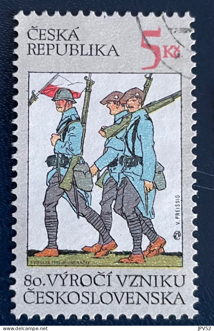 Ceska Republika - Tsjechië - C4/6 - 1998 - (°)used - Michel 195 - Oprichting Tsjechoslowakije - Used Stamps