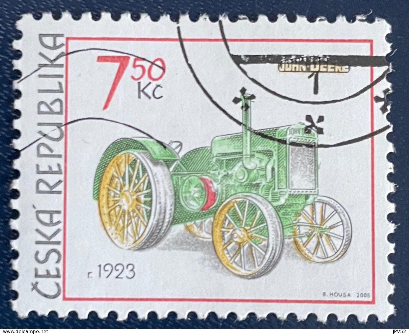 Ceska Republika - Tsjechië - C4/6 - 2005 - (°)used - Michel 446 - Oude Tractoren - Gebruikt