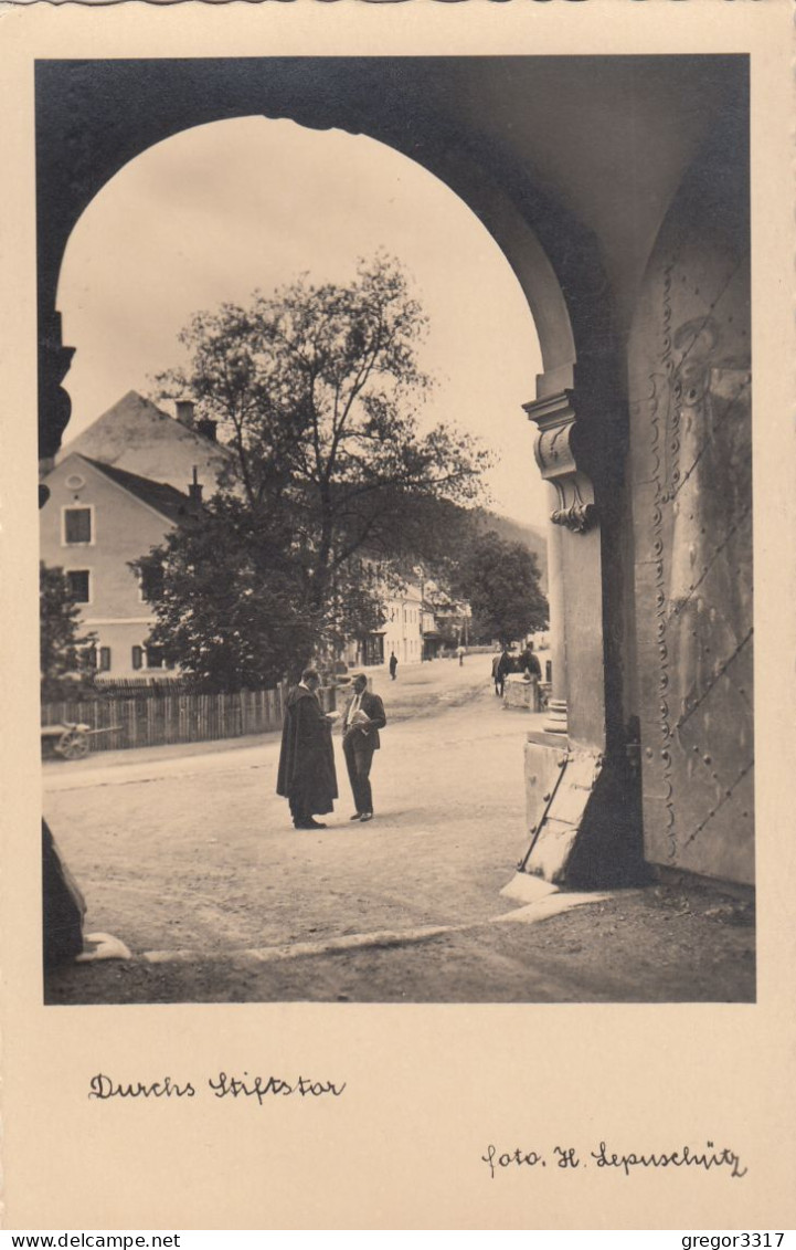 E2856) Blick Durch Das STIFTSTOR ST. LAMBRECHT - Steiermark - Tolle FOTO AK 1942 - St. Lambrecht