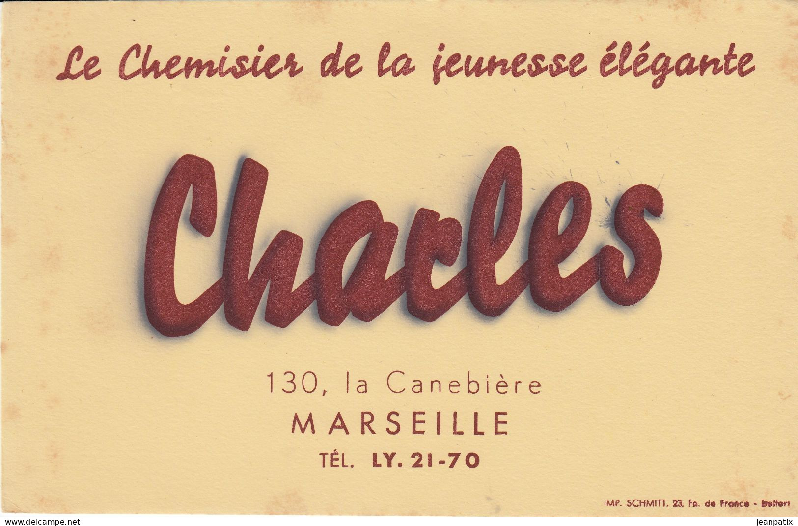 BUVARD & BLOTTER - Chemisier Charles - 130 La Canebière  Marseille - Cacao