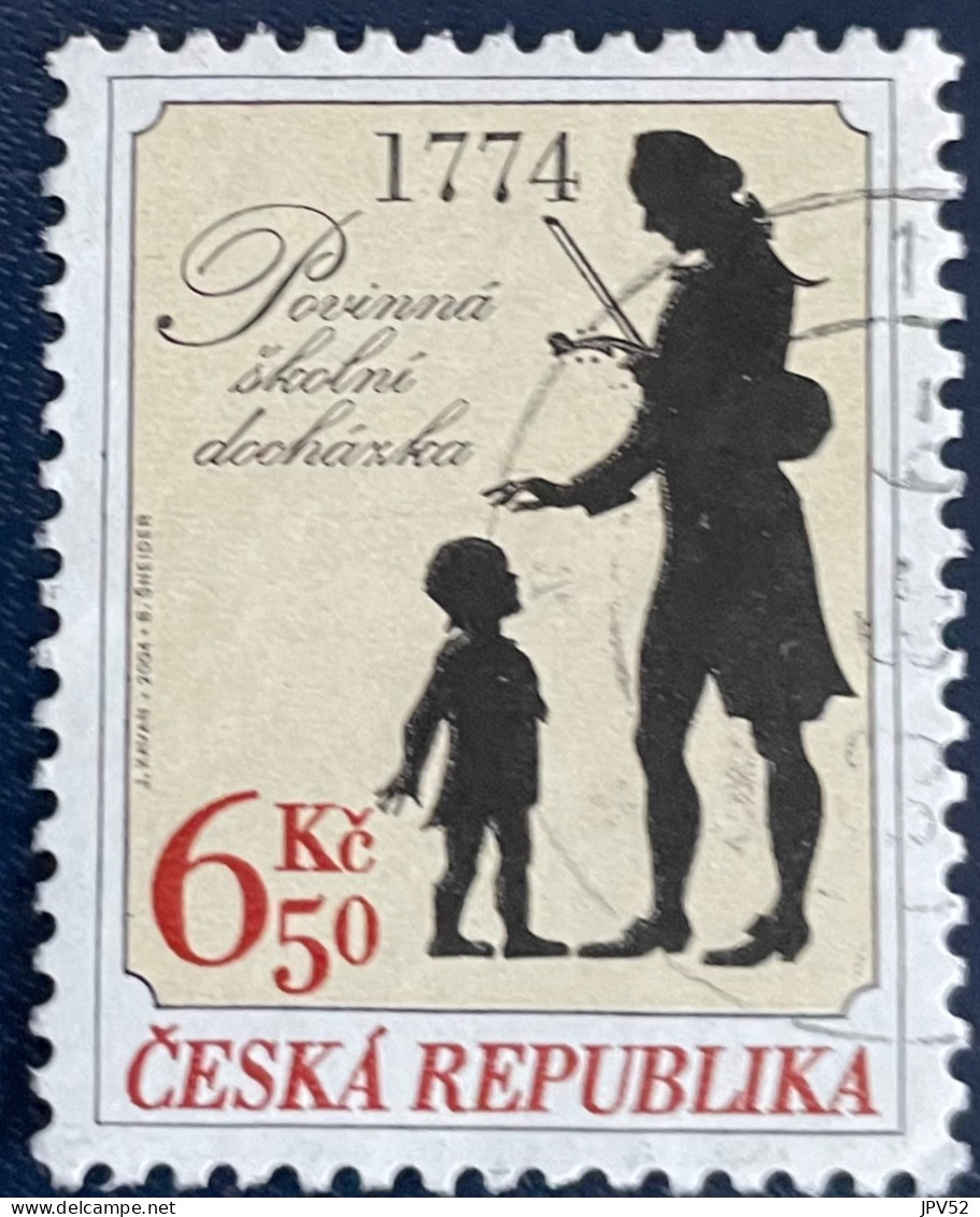 Ceska Republika - Tsjechië - C4/9 - 2004 - (°)used - Michel 412 - Invoering Leerplicht - Usados