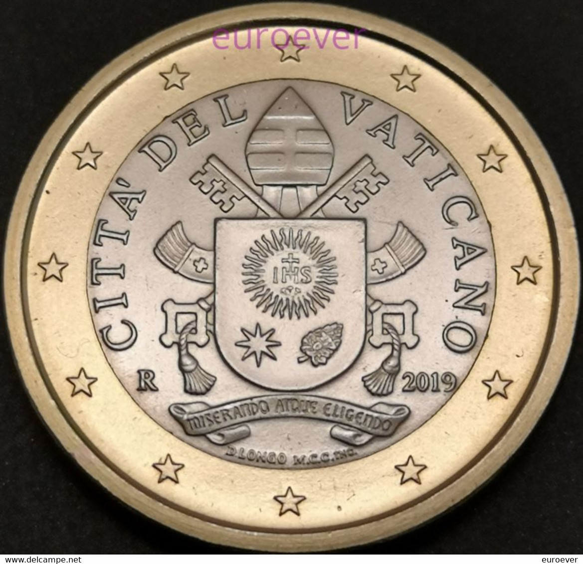 1 Euro 2022 Vatikan / Vatican UNC Aus BU KMS - Vaticano (Ciudad Del)