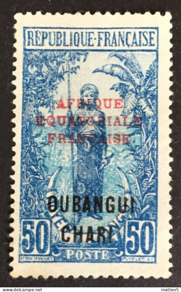 1924 France Oubangui Chari - Overprinted  - Unused - Ungebraucht