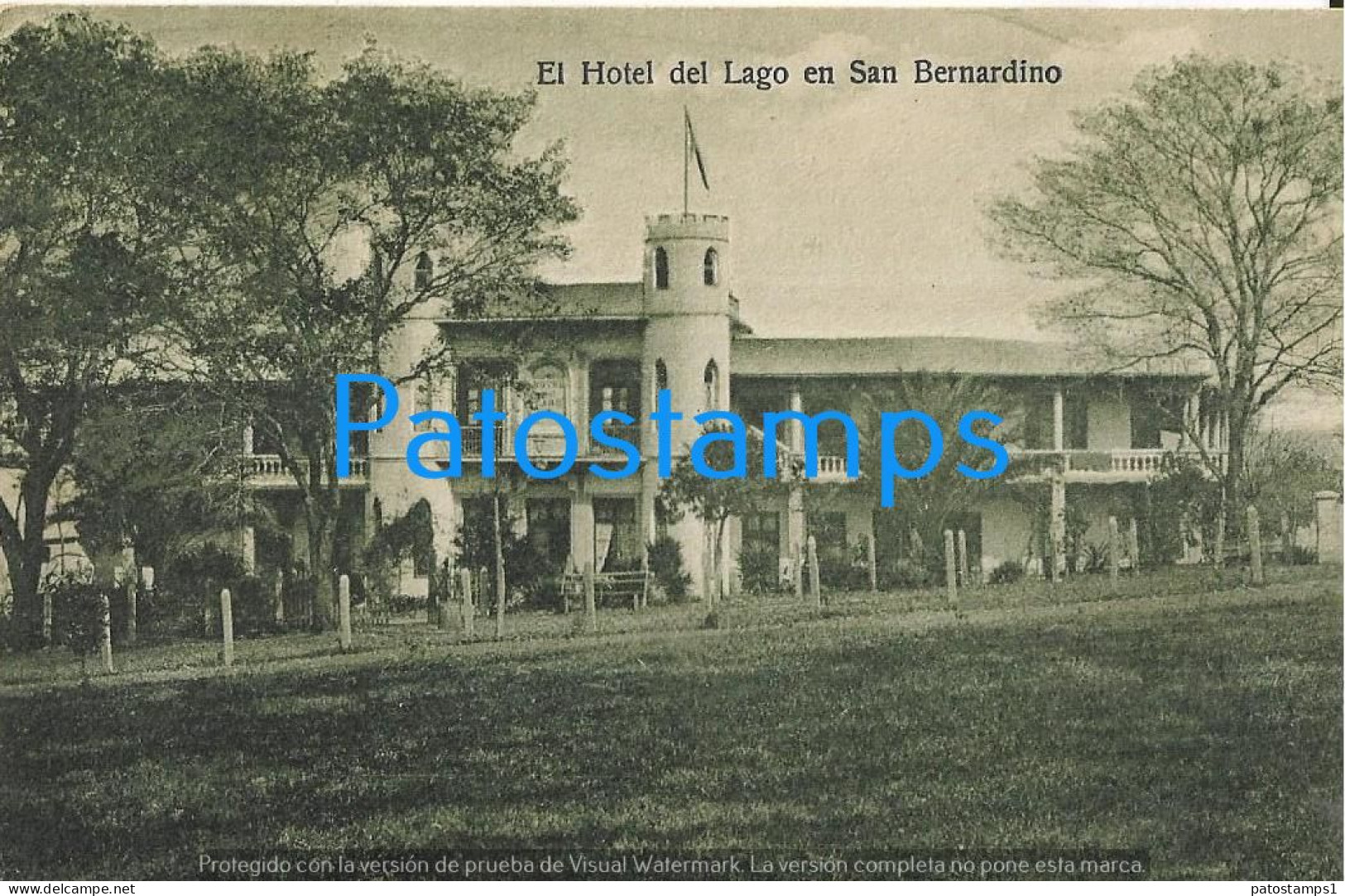 222816 PARAGUAY SAN BERNARDINO EL HOTEL DEL LAGO POSTAL POSTCARD - Paraguay