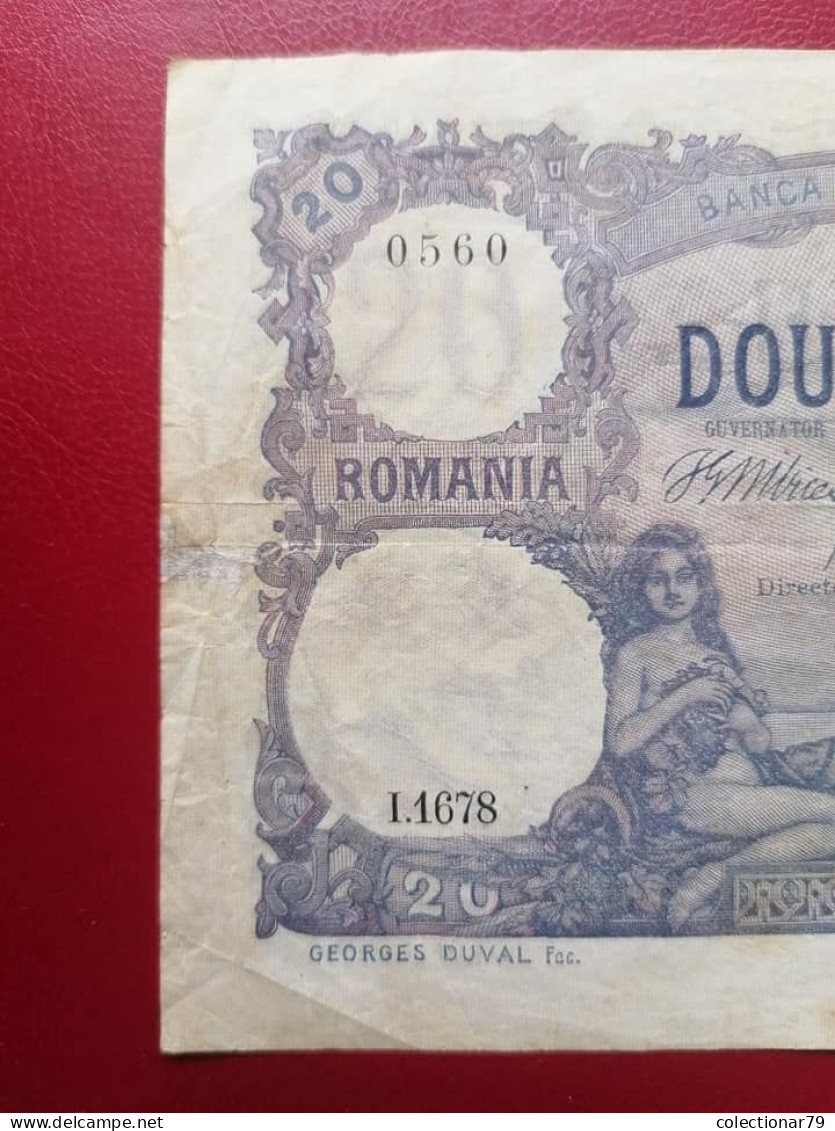 Romania Bancnota 20 Lei 1917 - Roumanie