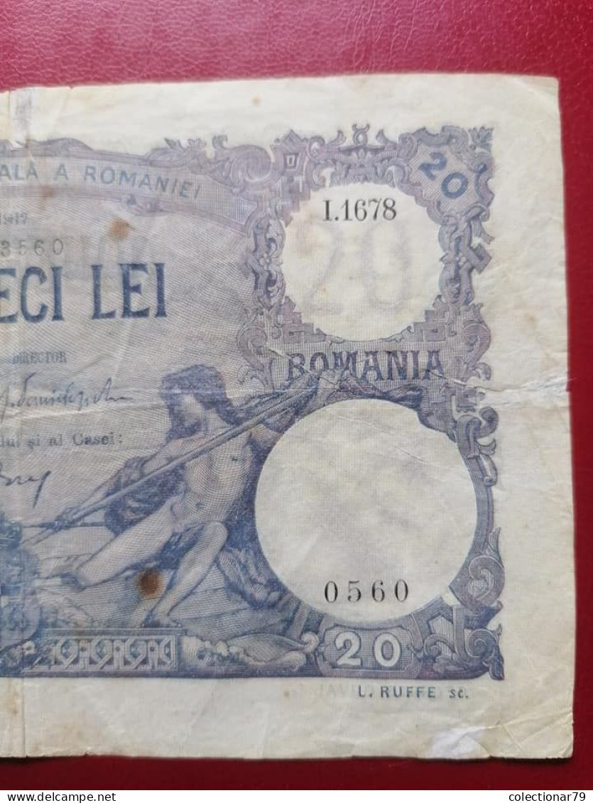 Romania Bancnota 20 lei 1917