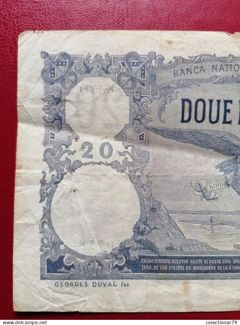 Romania Bancnota 20 Lei 1917 - Roumanie