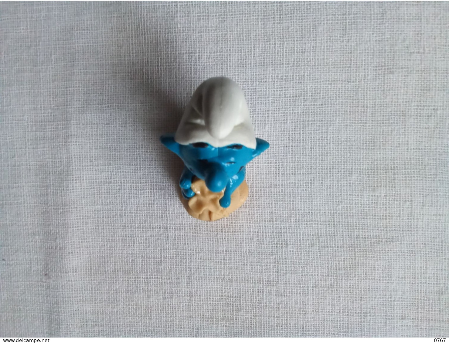 Ancienne Figurine Schtroumpf Paysan Agriculteurs  (bazarcollect28) - Smurfen