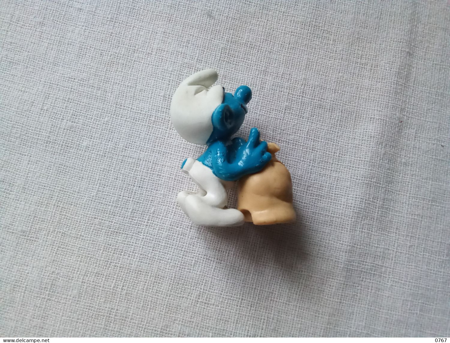 Ancienne Figurine Schtroumpf Paysan Agriculteurs  (bazarcollect28) - Smurfs