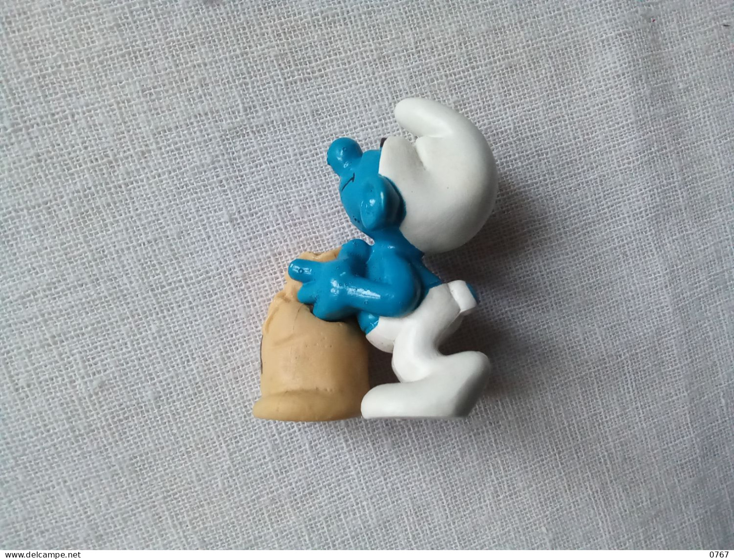 Ancienne Figurine Schtroumpf Paysan Agriculteurs  (bazarcollect28) - Smurfs