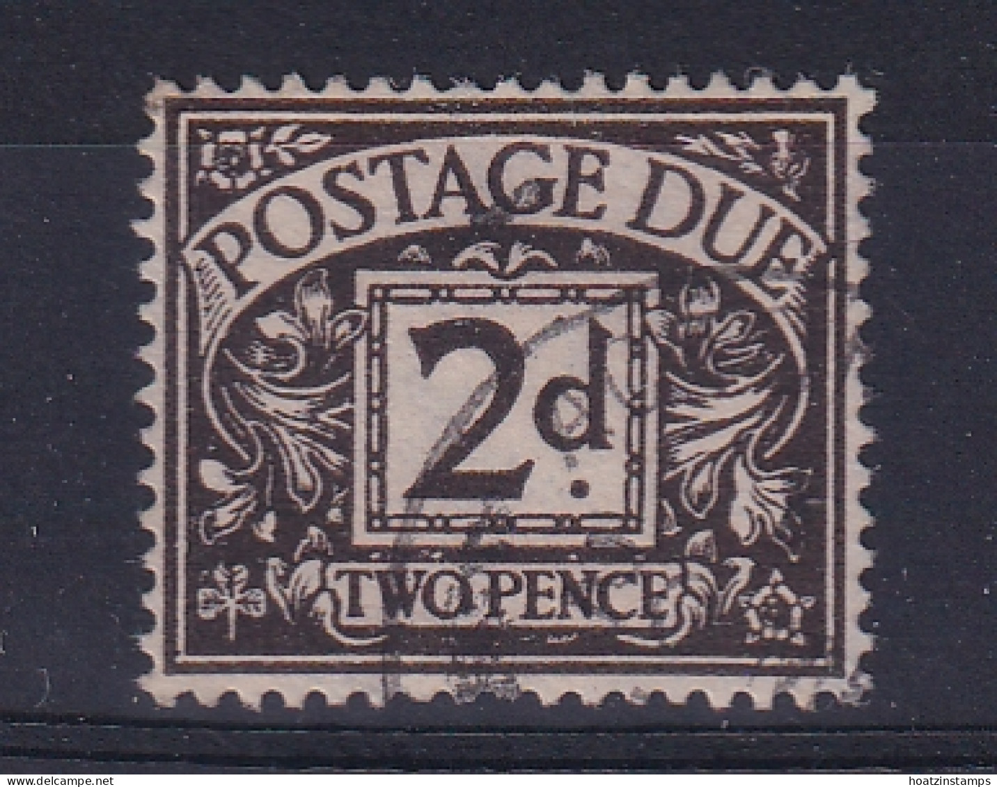 G.B.: 1937/38   Postage Due   SG D29   2d     Used - Postage Due