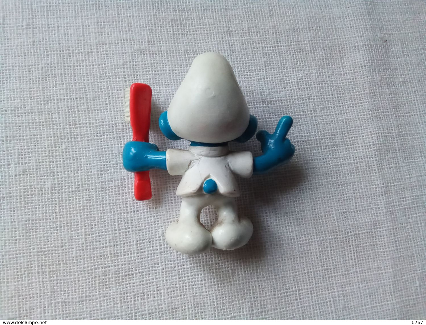 Ancienne Figurine Peyo Schtroumpf Dentiste Vintage Année 1984 (bazarcollect28) - Schtroumpfs