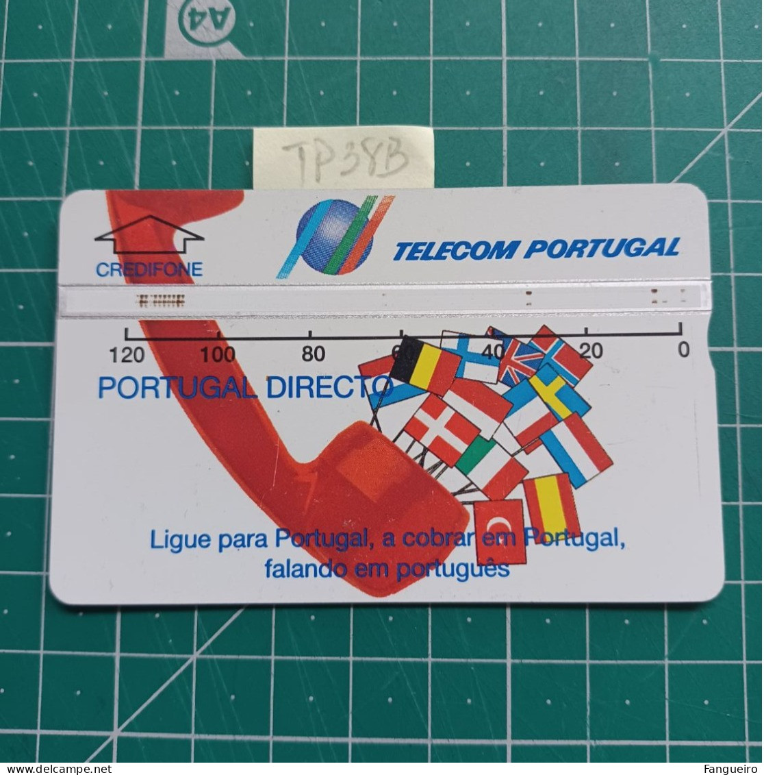 PORTUGAL PHONECARD USED TP38B PORTUGAL DIRECTO - Portugal