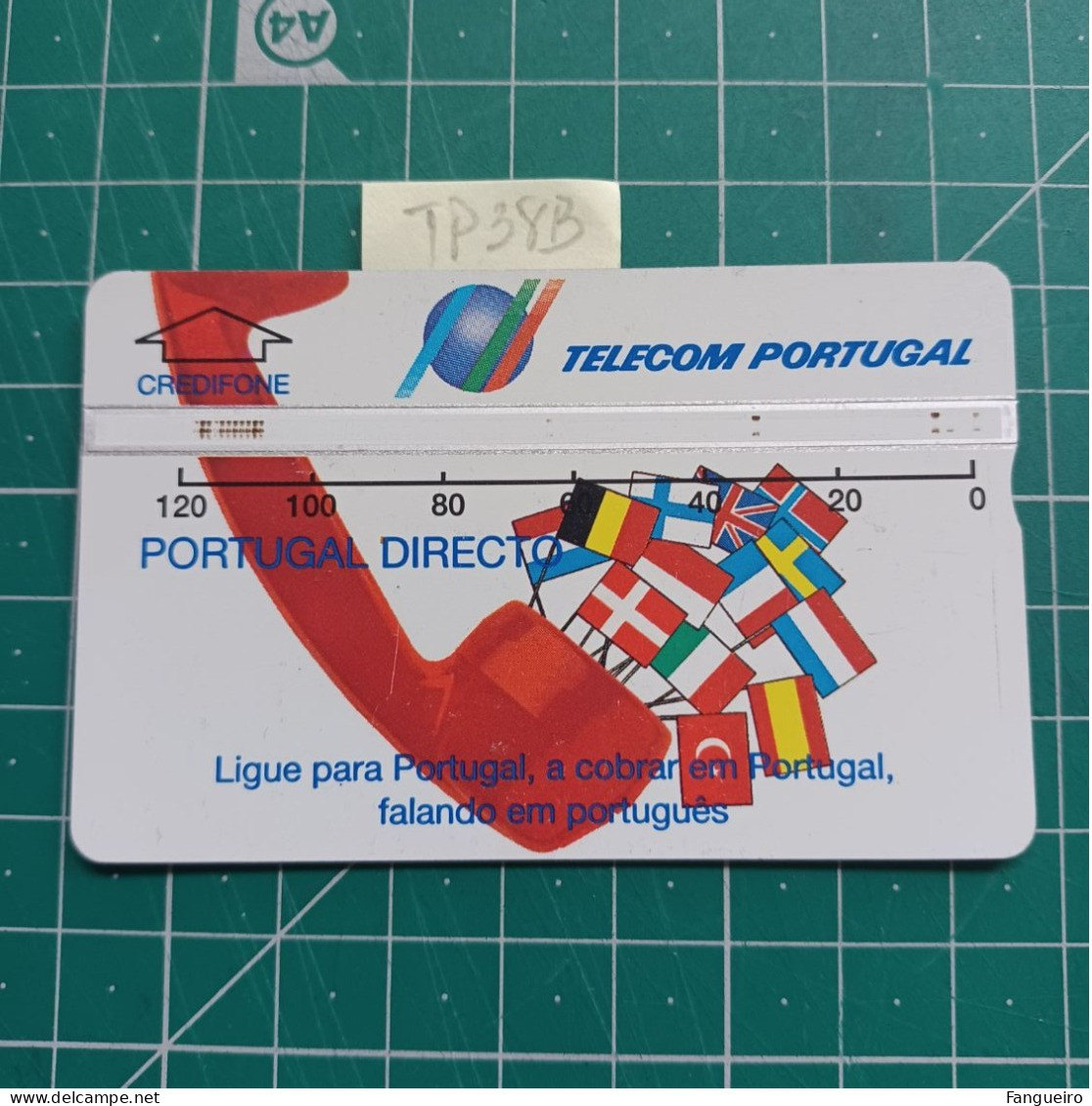 PORTUGAL PHONECARD USED TP38B PORTUGAL DIRECTO - Portogallo