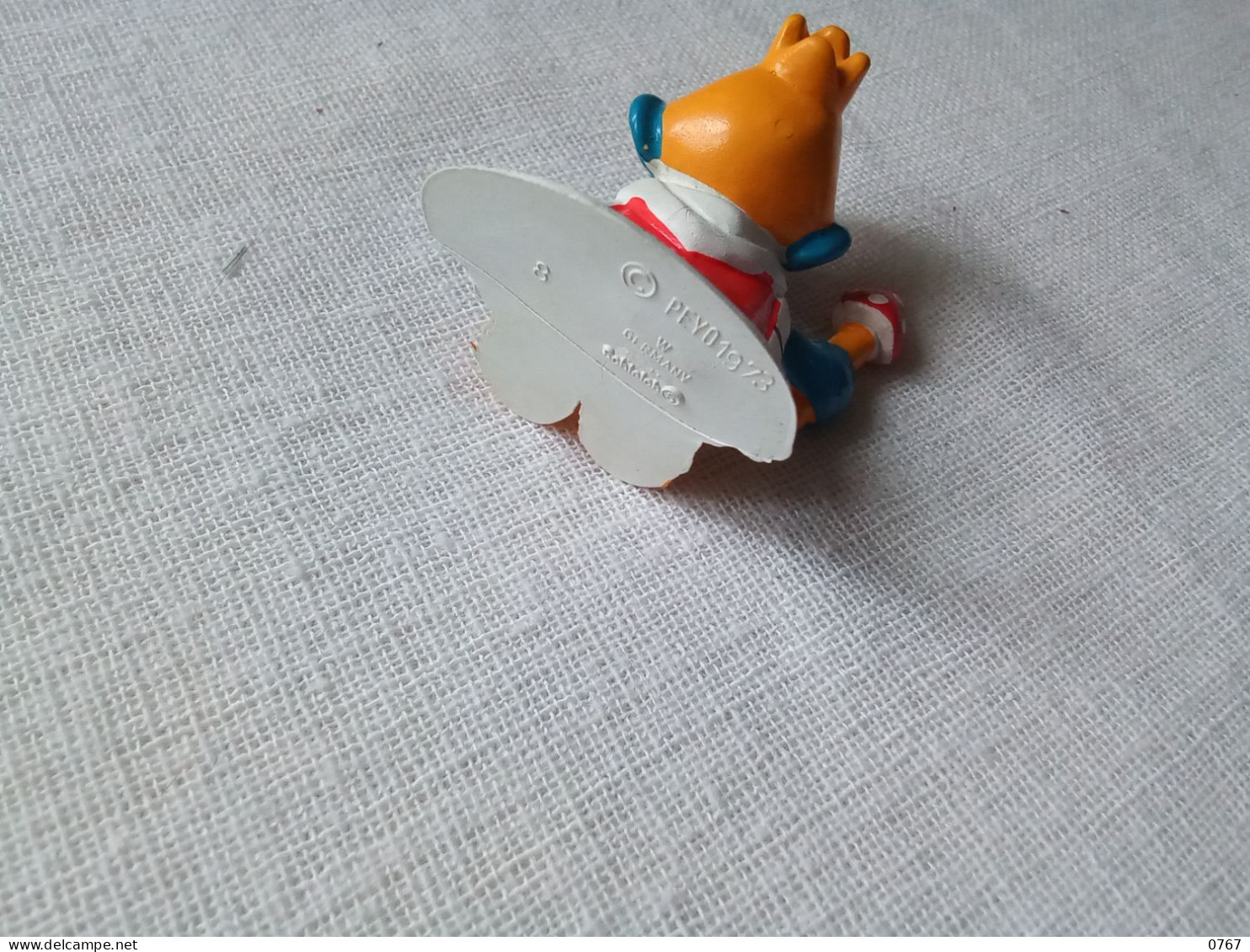 Ancienne Figurine Peyo Schtroumpf Roi Vintage Année 1973 (bazarcollect28) - Schtroumpfs