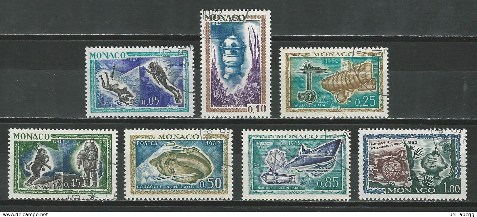 Monaco Mi 710-16 O Used - Used Stamps