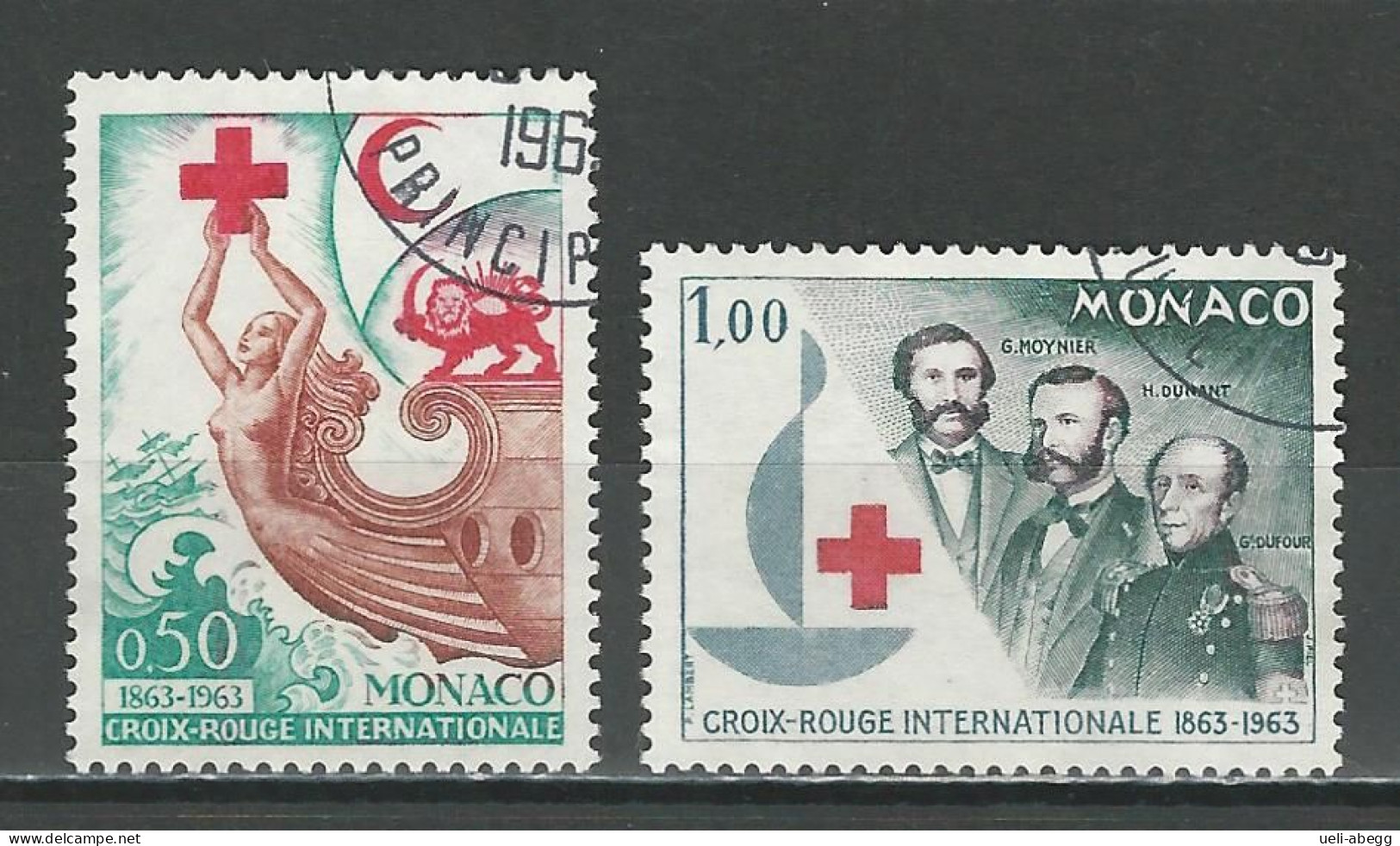 Monaco Mi 726-27 O Used - Used Stamps