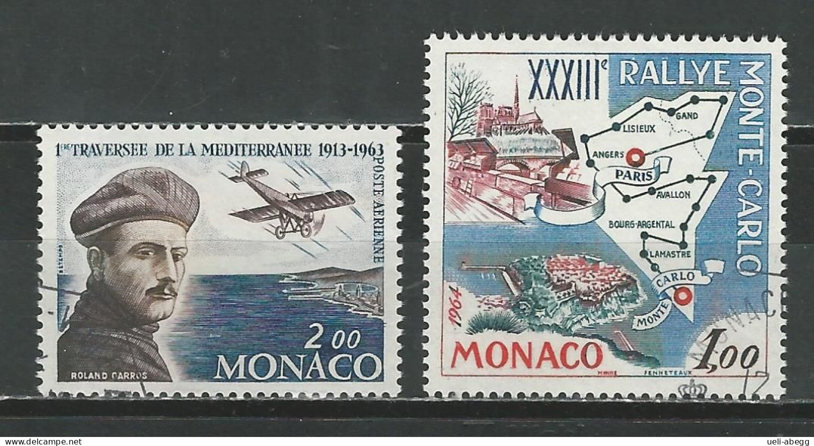 Monaco Mi 739, 740 O Used - Usati