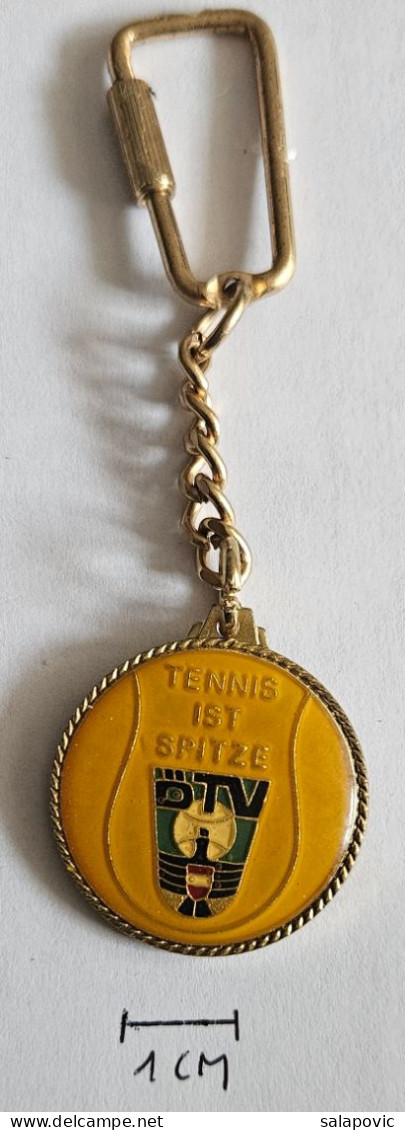 Österreichischer Tennisverband Austria Tennis Association Federation OTV Tennis Ist Spitze   Pendant Keyring PRIV-2/1 - Kleding, Souvenirs & Andere