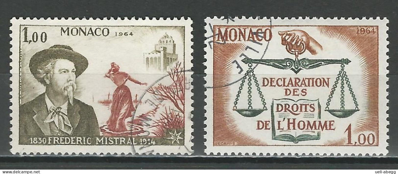 Monaco Mi 791 792 O Used - Usati