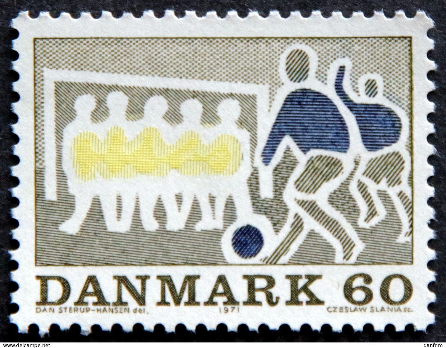 Denmark 1971  SPORT,    Minr.516   MNH  (**)    ( Lot H  1433  ) - Ungebraucht