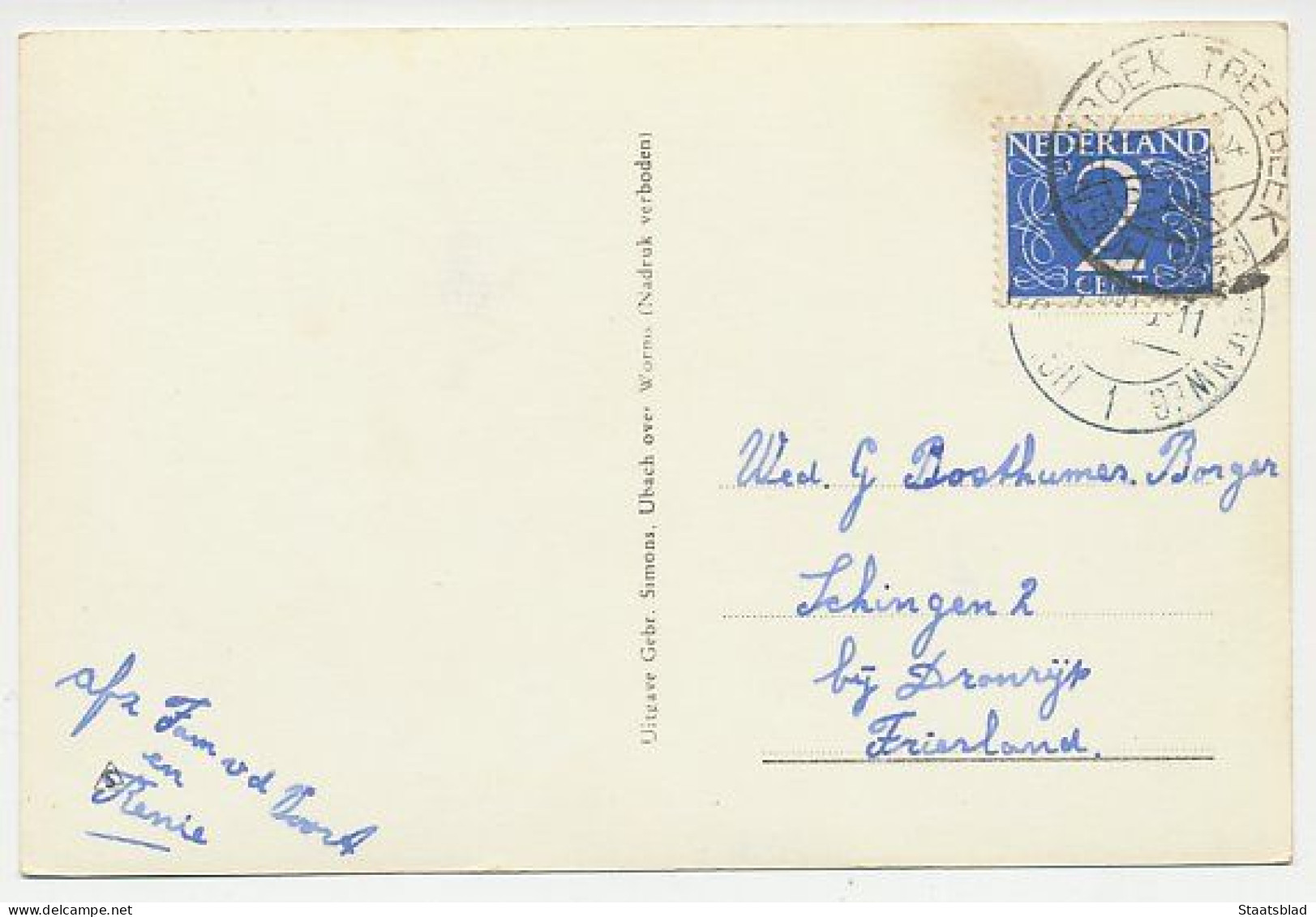 07- Prentbriefkaart Brunssum 1914 - Staatsmijn Hendrik - Brunssum