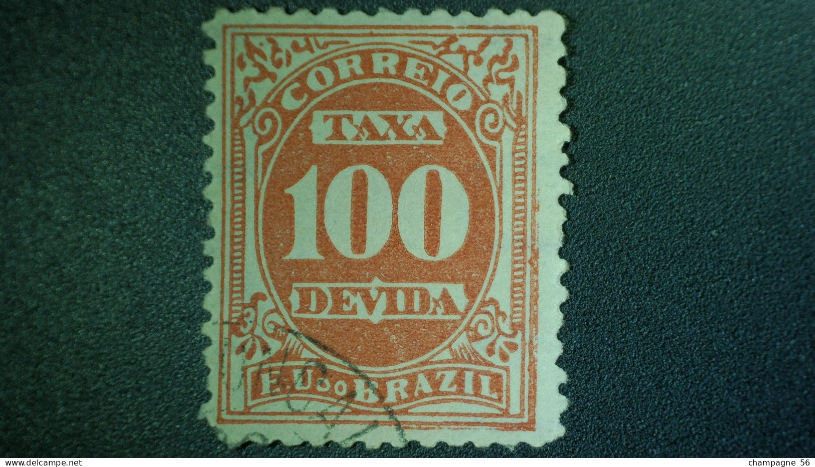 1890 N° 4 TAXA 100   OBLIT - Strafport