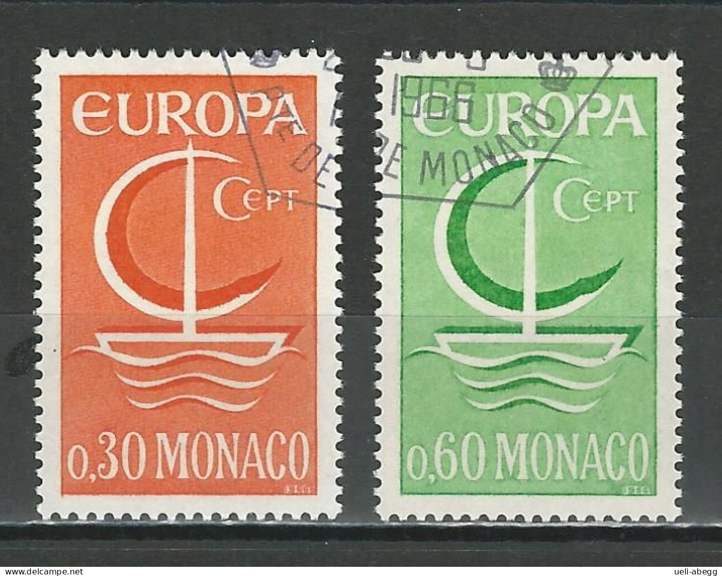 Monaco Mi 835-36 O Used - Oblitérés